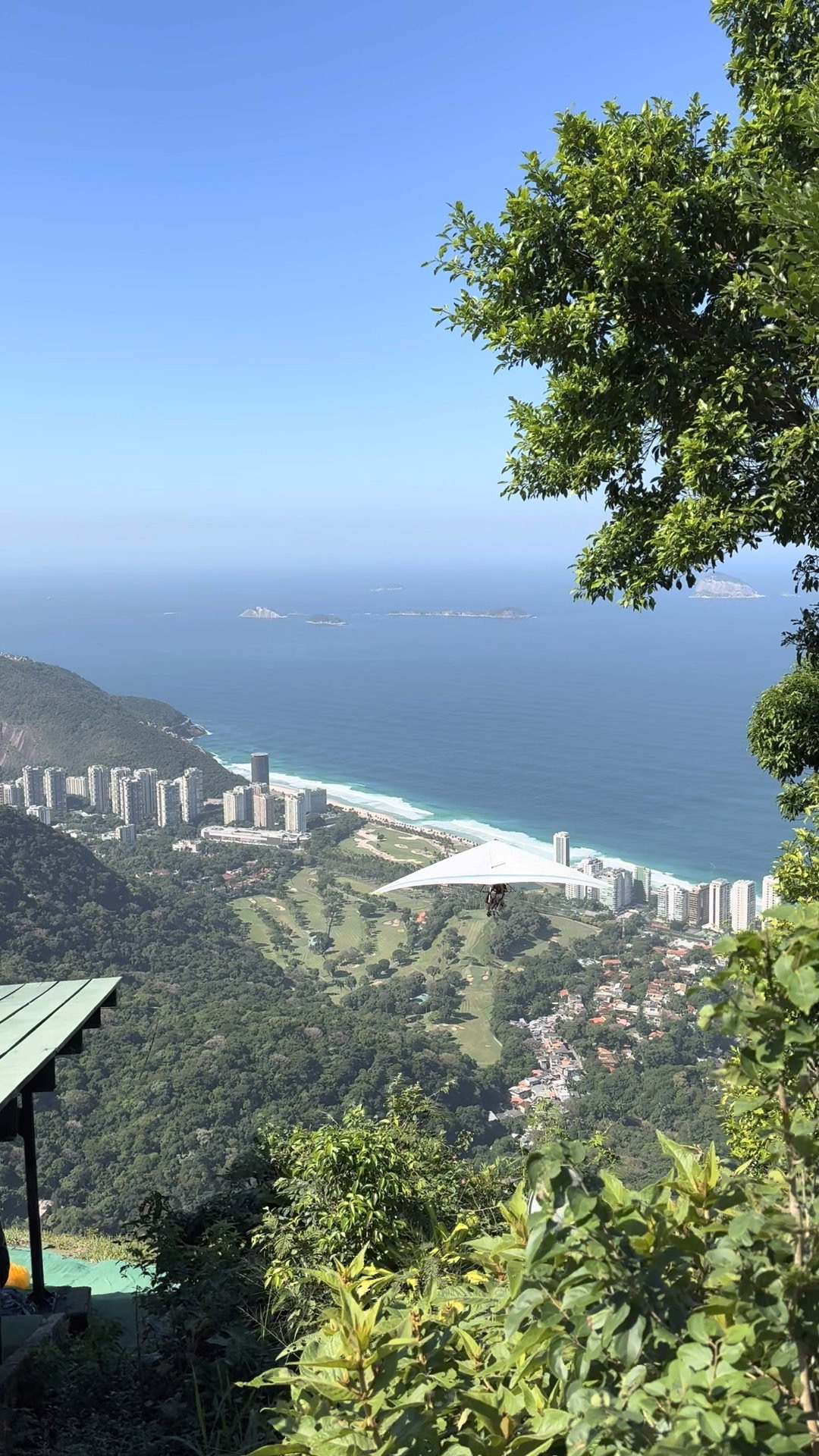 Despegue de Ala Delta en Pedra Bonita