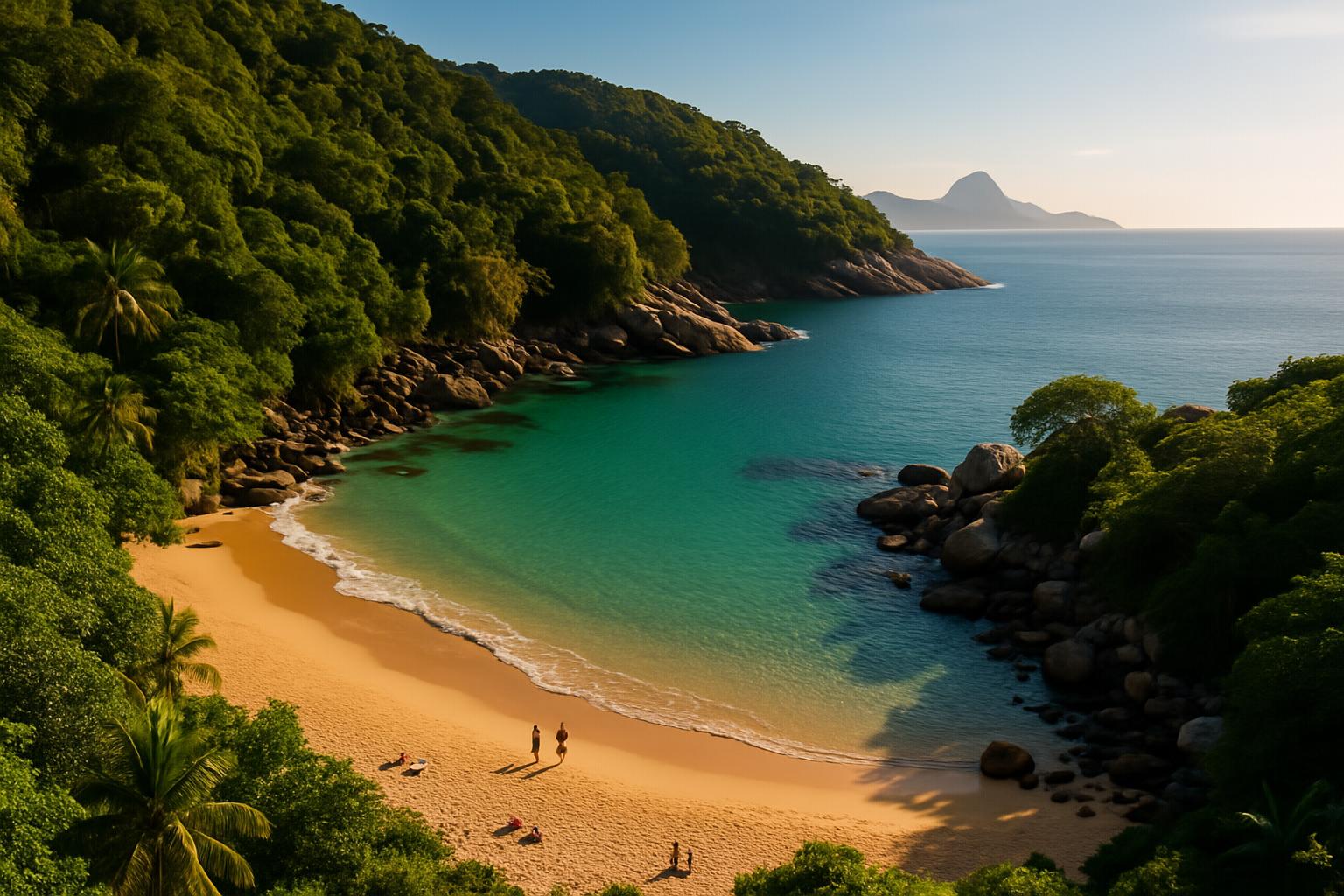 Playa secreta en Rio de Janeiro
