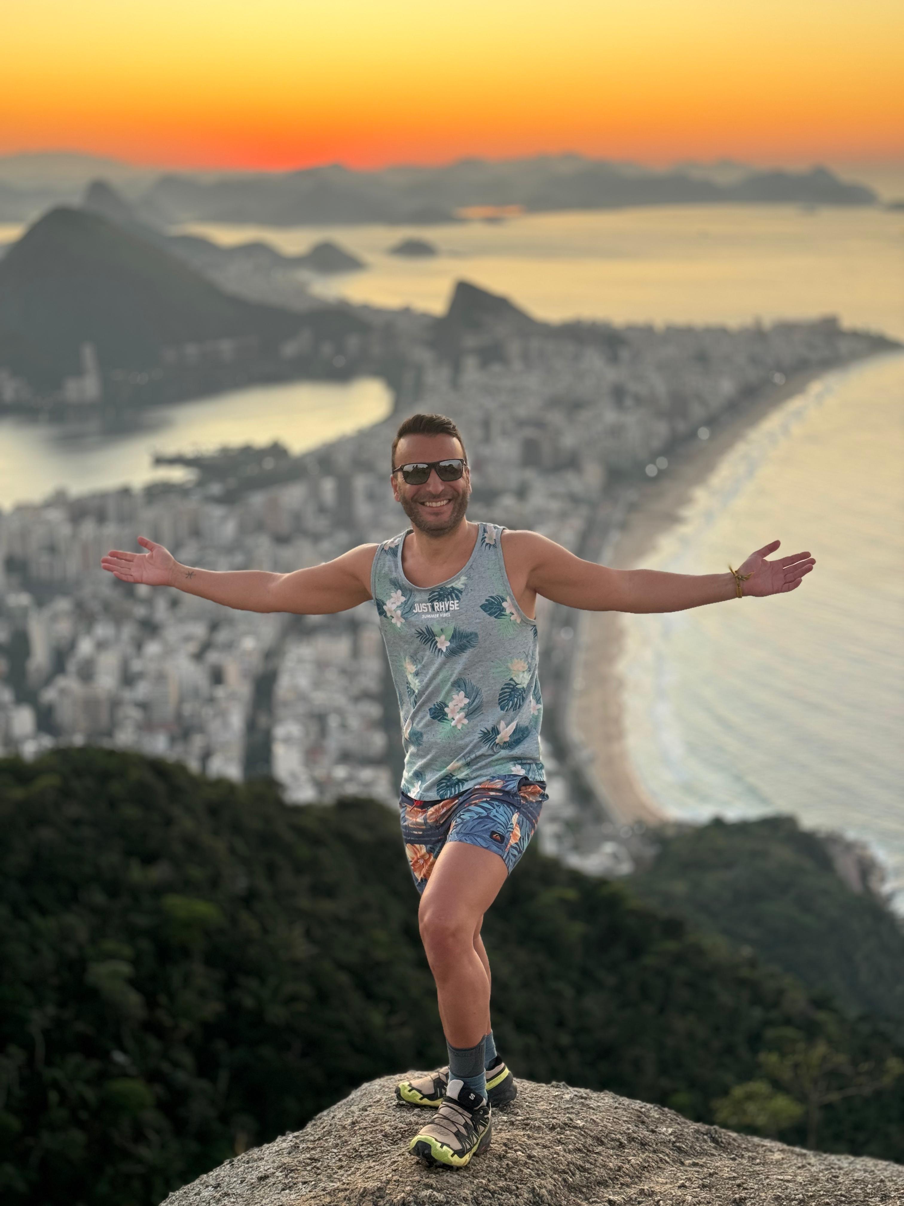 Amanecer en el Morro Dois Irmãos