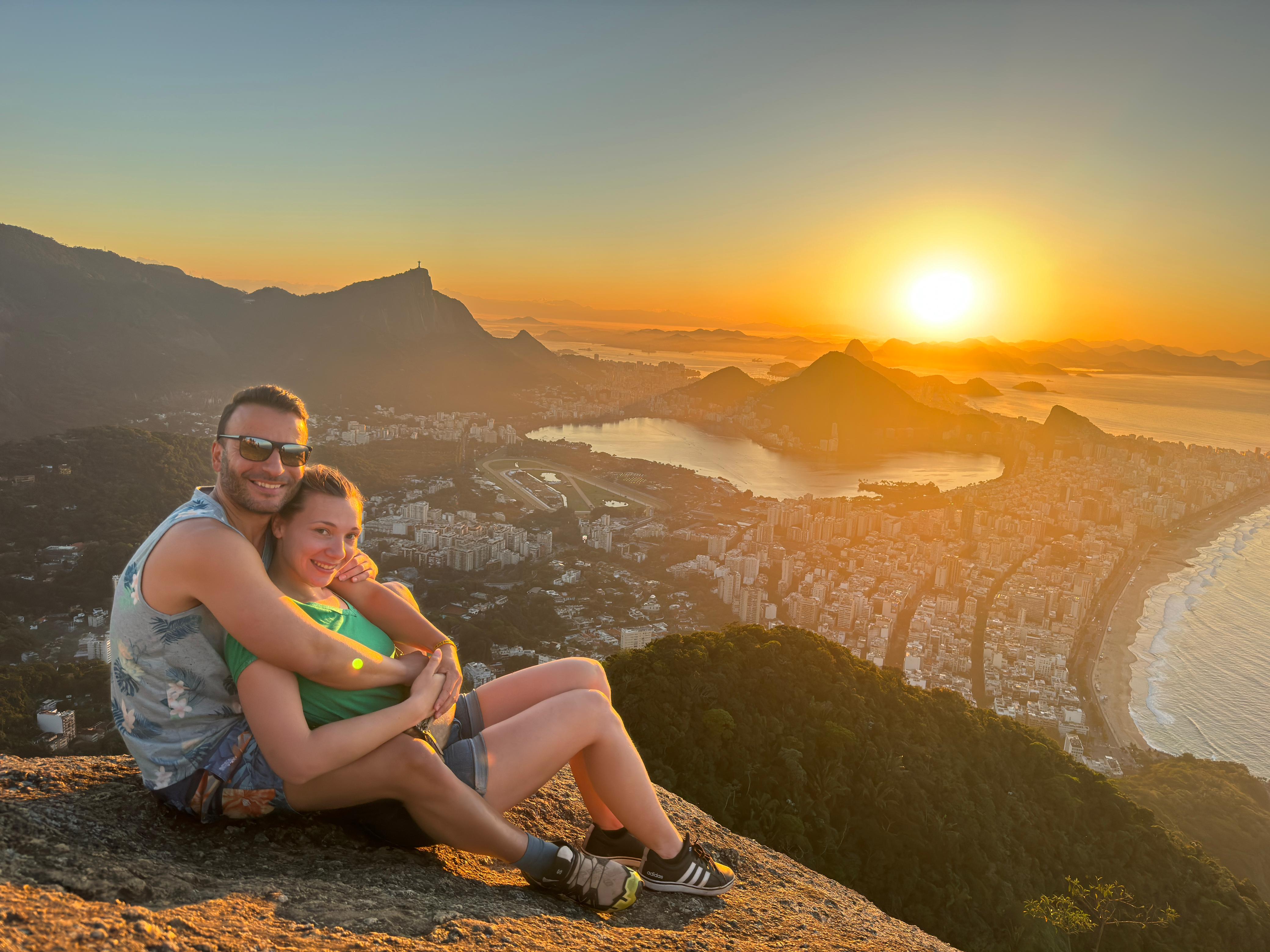 Amanecer en el Morro Dois Irmãos
