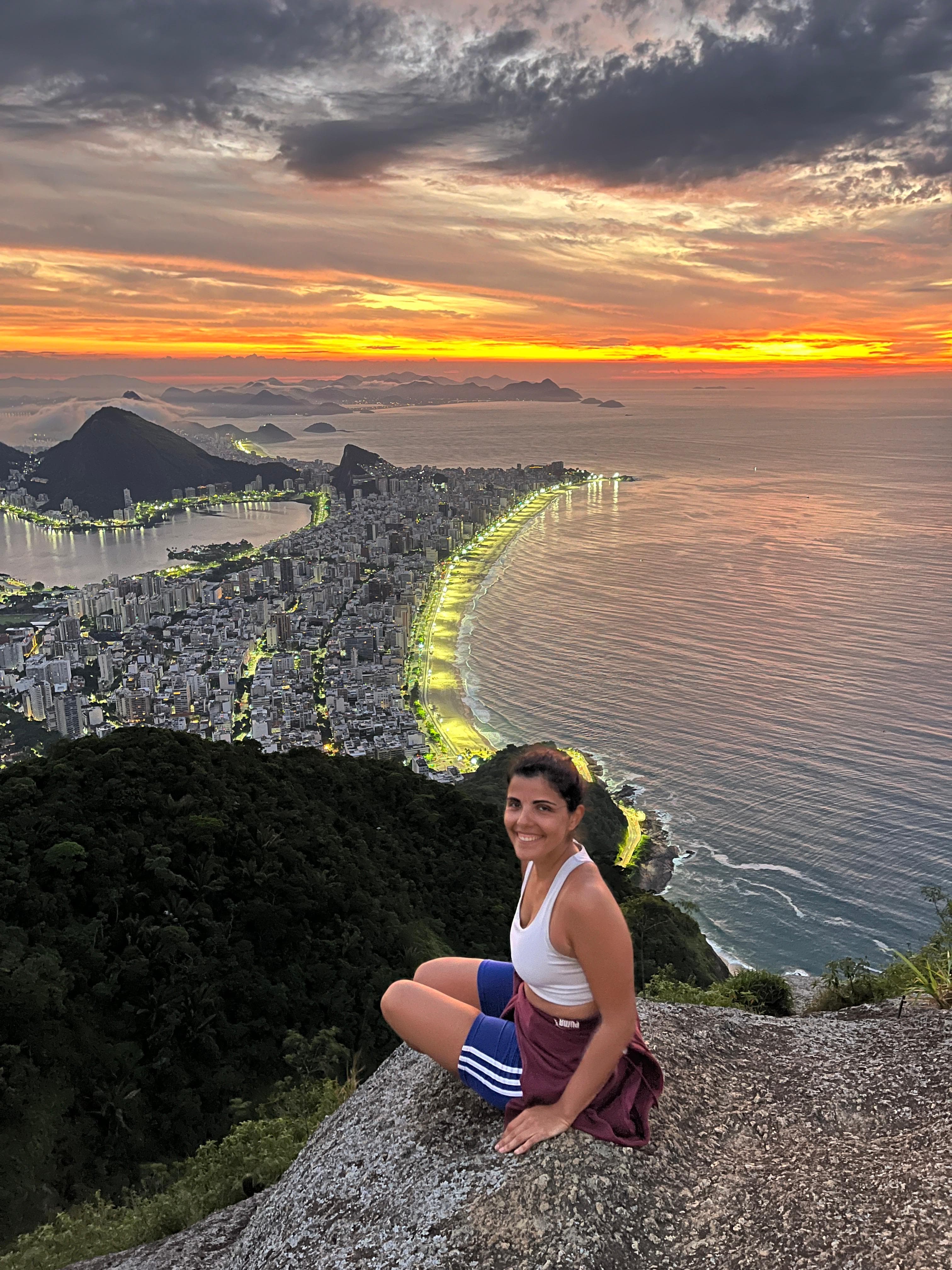 Nascer do Sol no Morro Dois Irmãos
