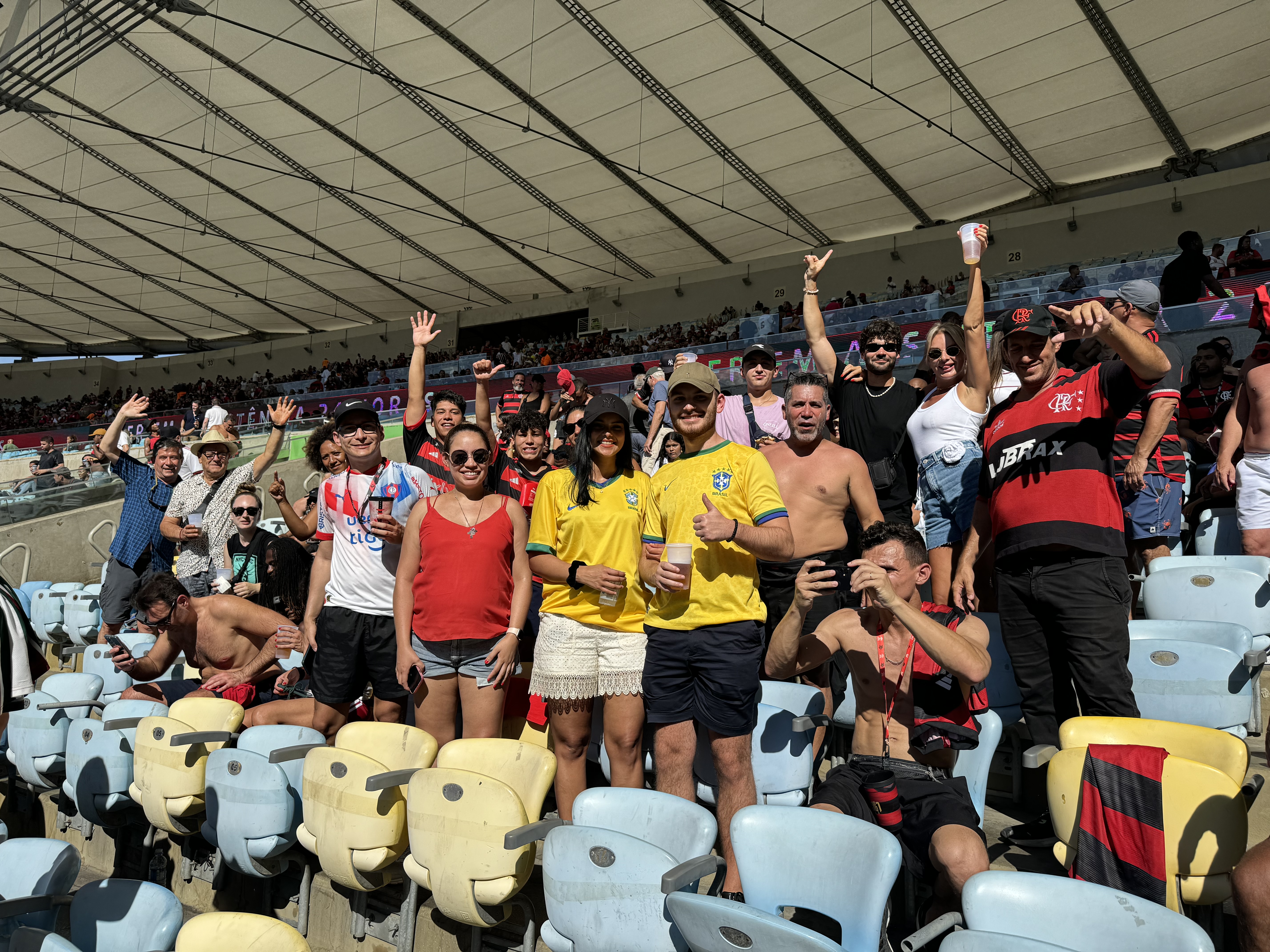 Hinchas en el Maracaná